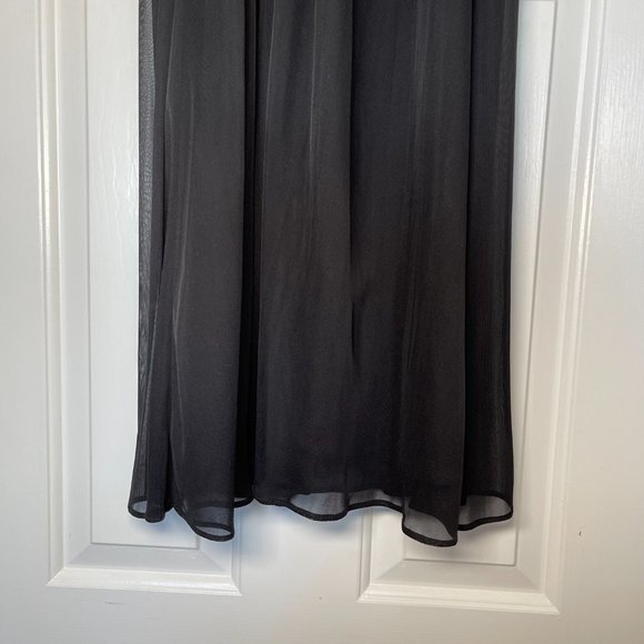 Floor Length Black Dress - Picture 4 of 5